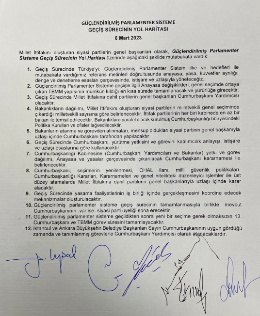 Altılı Masa'nın adayı Kemal Kılıçdaroğlu oldu...